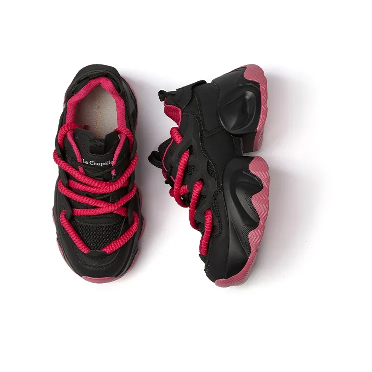La Chapelle Height Increasing Lightweight Low-Top Chunky Sneakers Women's-12