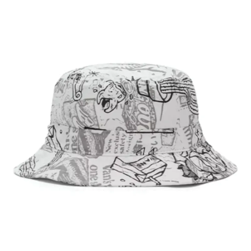 Vans Canvas Bucket Hats Unisex White-2
