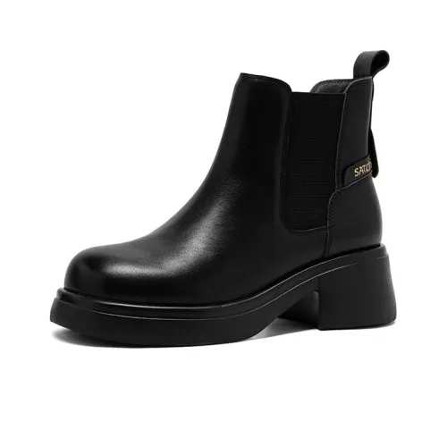 Satchi Chelsea Boots Women's Black