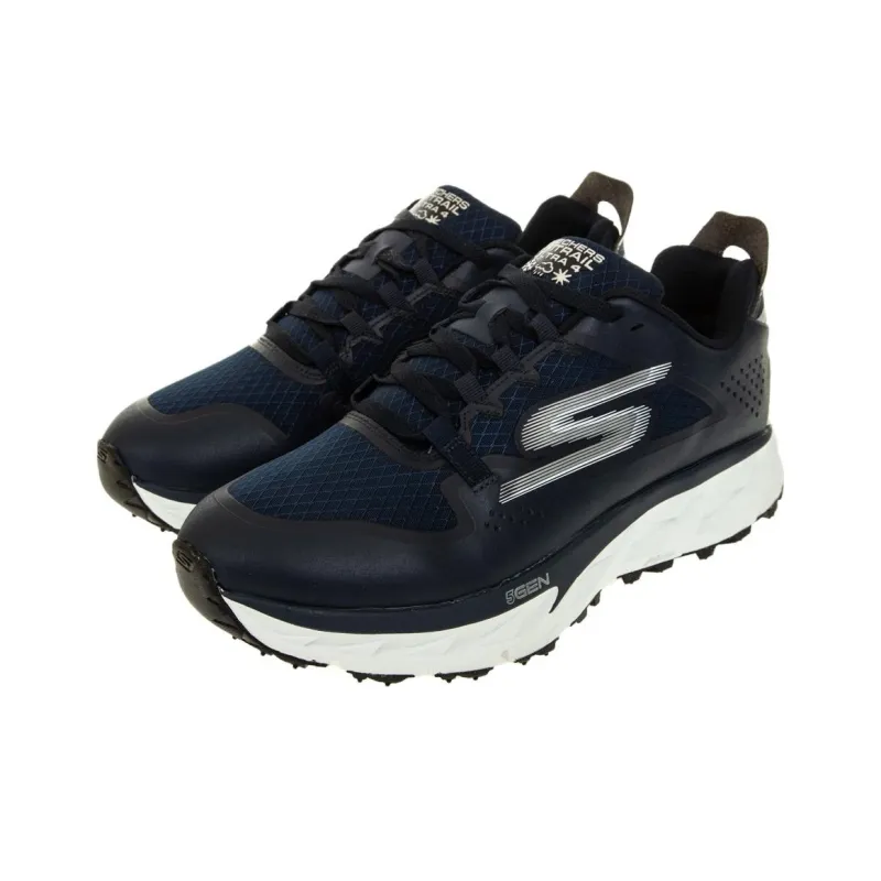 Skechers Go Trail Ultra 4 Go Dri Cushioning Wear-Resistant Low-Top Running Shoes Men's Black-1