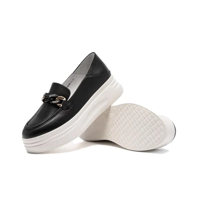 Satchi Loafers 4.6cm Women's Black-3