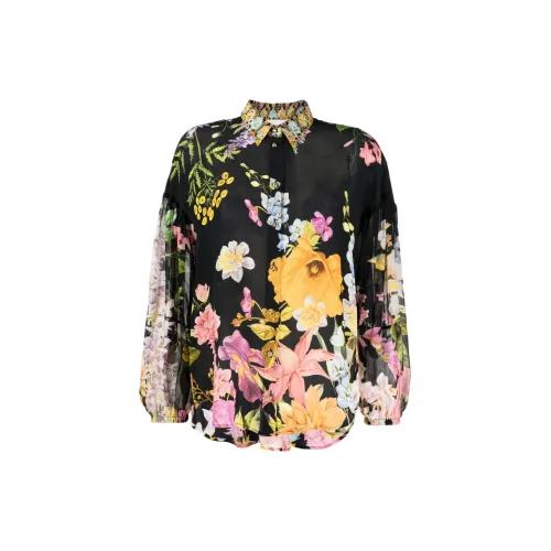 CAMILLA Floral-print Silk Shirt