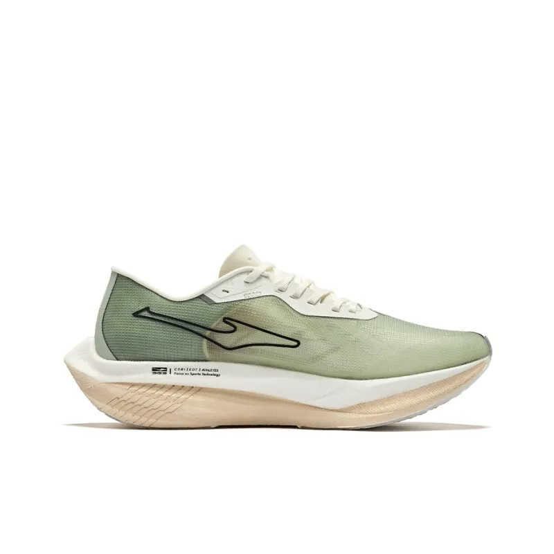 Erke Zhijing 2.0 Cushioning Wear Resistant Low Top Running Shoes Men's Evergreen-1
