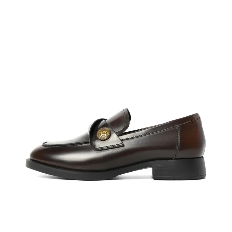 BELLE Loafers 2.5cm Women's Brown, Black-0