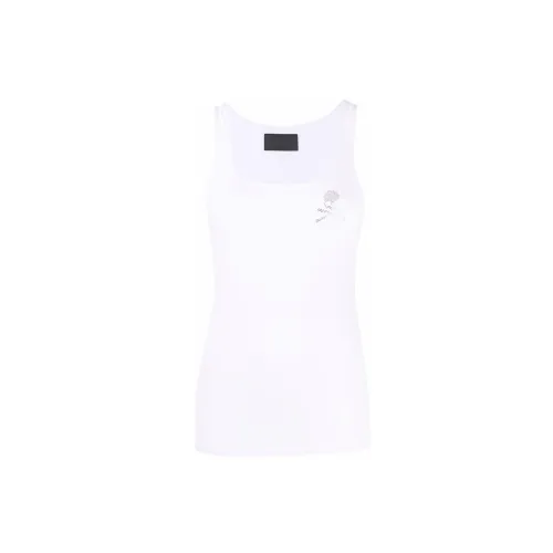 PHILIPP PLEIN Tank Tops Women's White