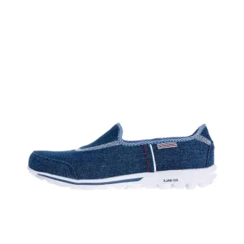 Skechers Go Walk Classic Cushioning Wear-Resistant Low-Top Casual Shoes Women's Blue