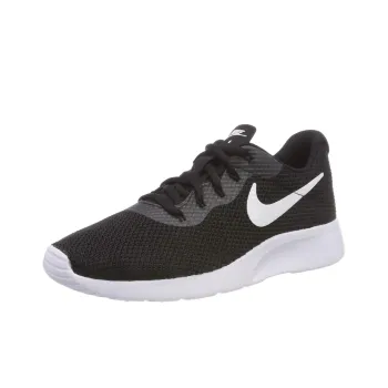 Nike Tanjun Durable Breathable Low Top Training Running Shoes Women's Black White