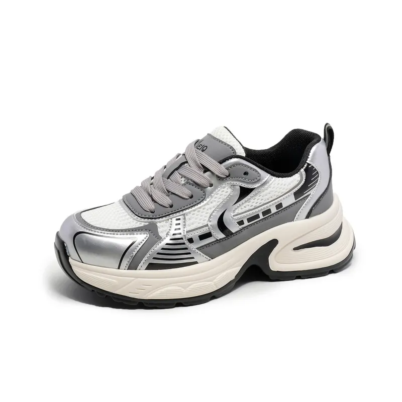 GEMEIQ Cushioning, Wear Resistant Low Top Chunky Sneakers Women's-0