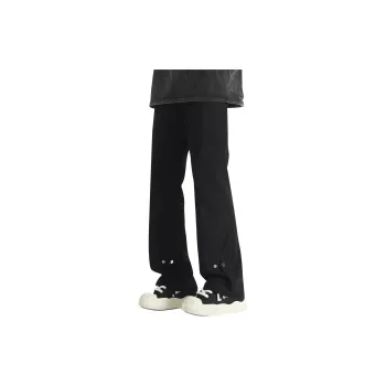 PAINT STAIN Casual Pants Unisex White