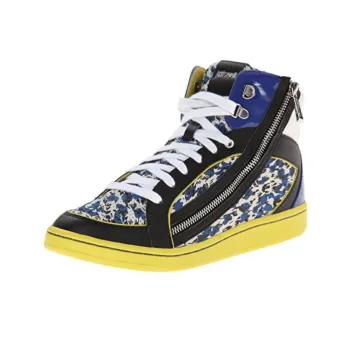 Just Cavalli High-Top Skateboard Shoes Men's Blue