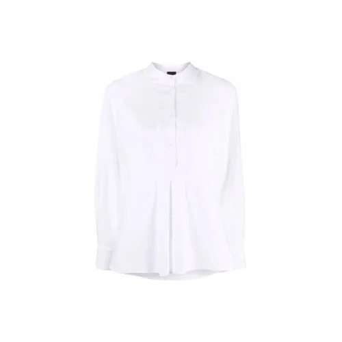 ASPESI Mandarin-collar Cotton Blouse