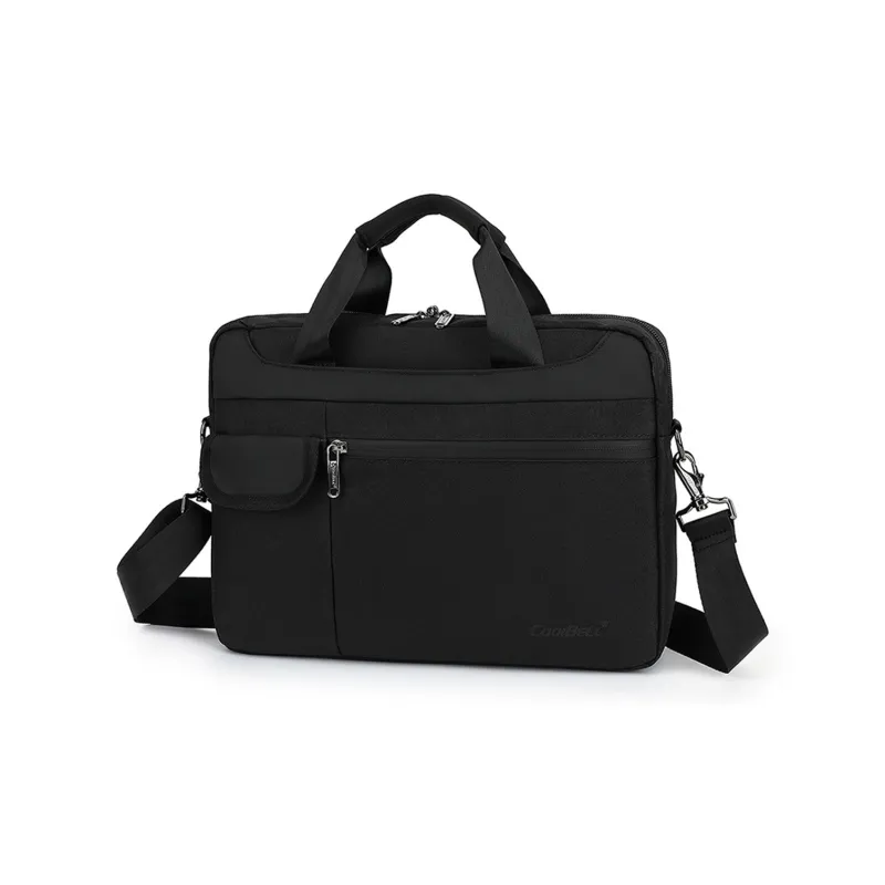 COOLBELL Polyester Bag Insert, Crossbody Handbag, Shoulder Bag, Briefcase Regular Men's Black-0