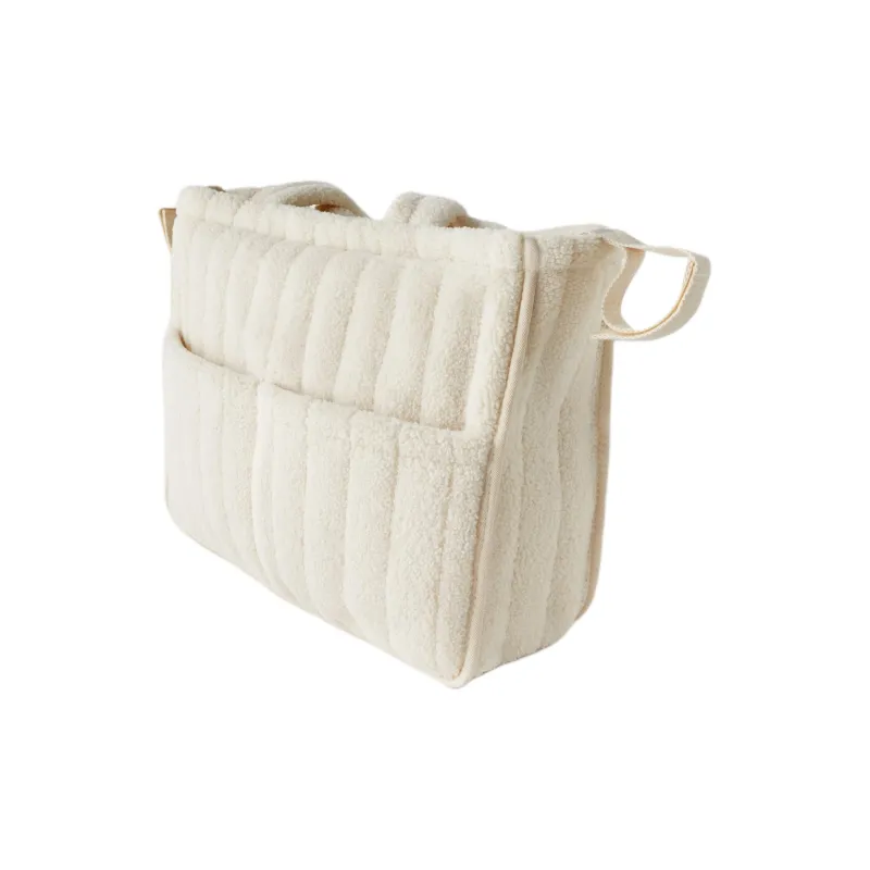 ZARA Polyester Tote Bag Shopping Bag Handbag Women's White-4