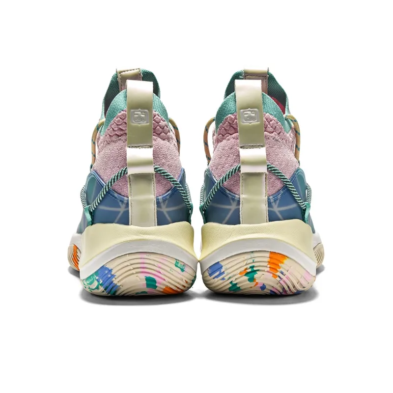 IVERSON Basketball Shoes Unisex High Top Cherry Blossom Pink-4