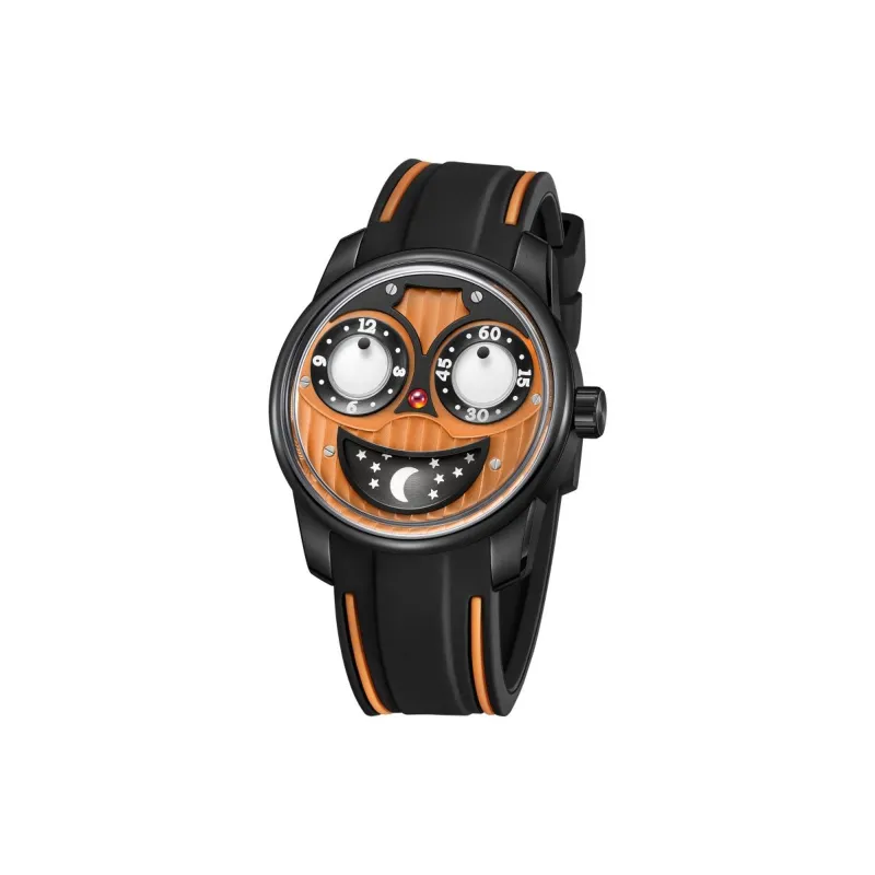 OBLVLO Automatic Mechanical Movement Men's Watches Black Dial-12