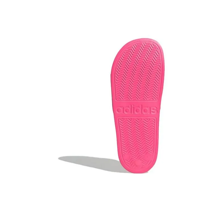 Adidas ADILETTE SHOWER Rubber Sole Quiet Slide Slippers Women's Beige Red-5