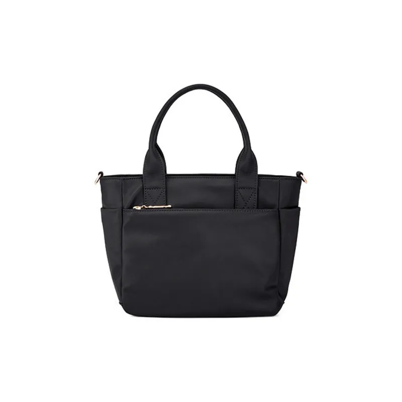Hush Puppies Fabric Shoulder Bag Crossbody Bag Handbag Medium Size Women's Black-3