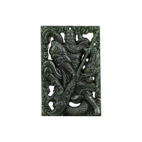 Green Craftsman Pendants Green Jade Men's