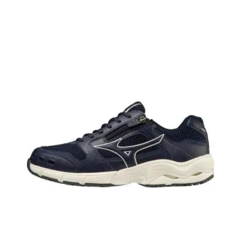 Mizuno Wave Explorer FS2 Walking Cushioning Wear-Resistant Low-Top Casual Shoes Unisex Marine Blue