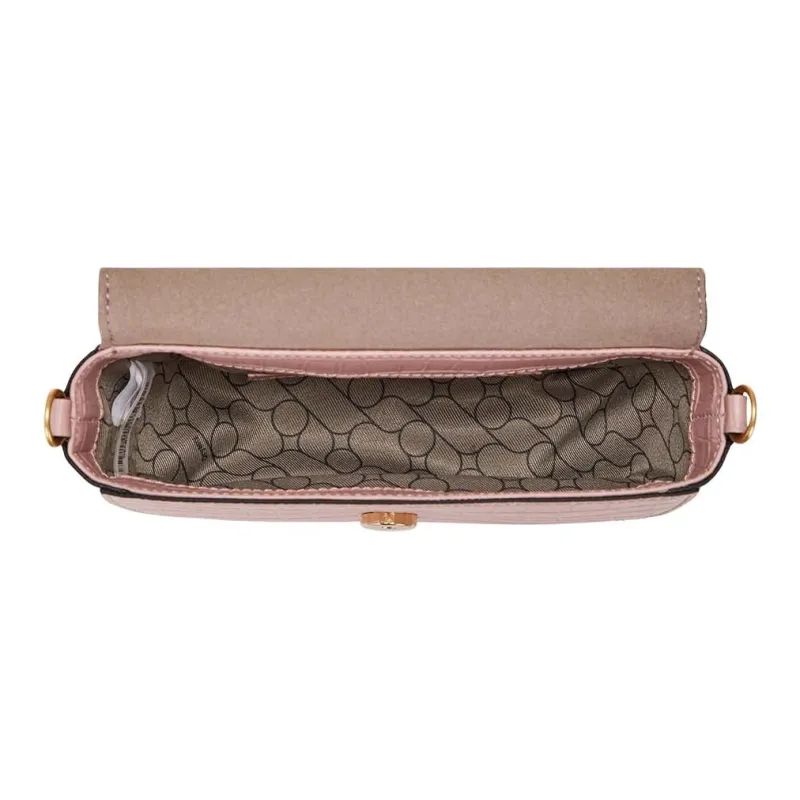 ORYANY Leather Saddle Bag Shoulder Bag Crossbody Bag Women's Vintage Pink-8