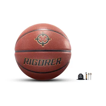 RIGORER PU Basketball Red Brown Size 7 Training Men's