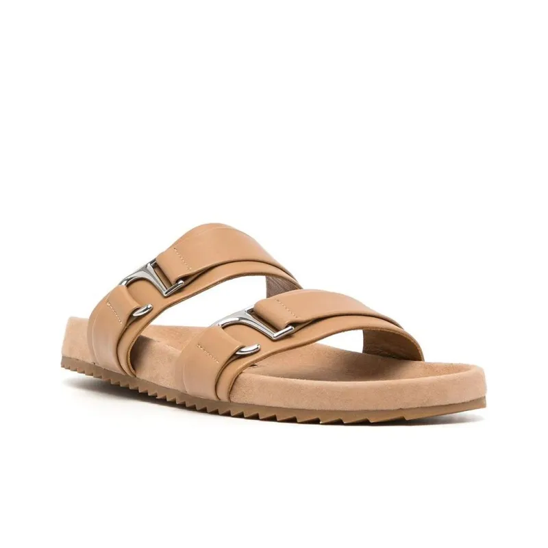 SENSO Dahlia Butterscotch Leather Slides Women's-2