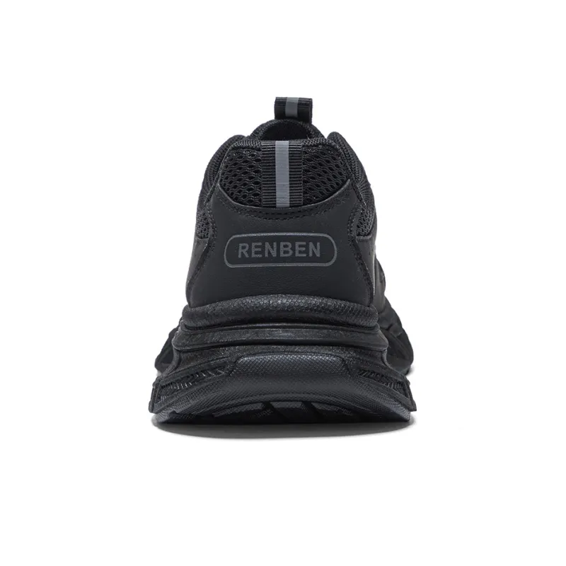 RENBEN Cushioning, Slip Resistant, Abrasion Resistant, Waterproof Low Top Chunky Sneakers Women's-25