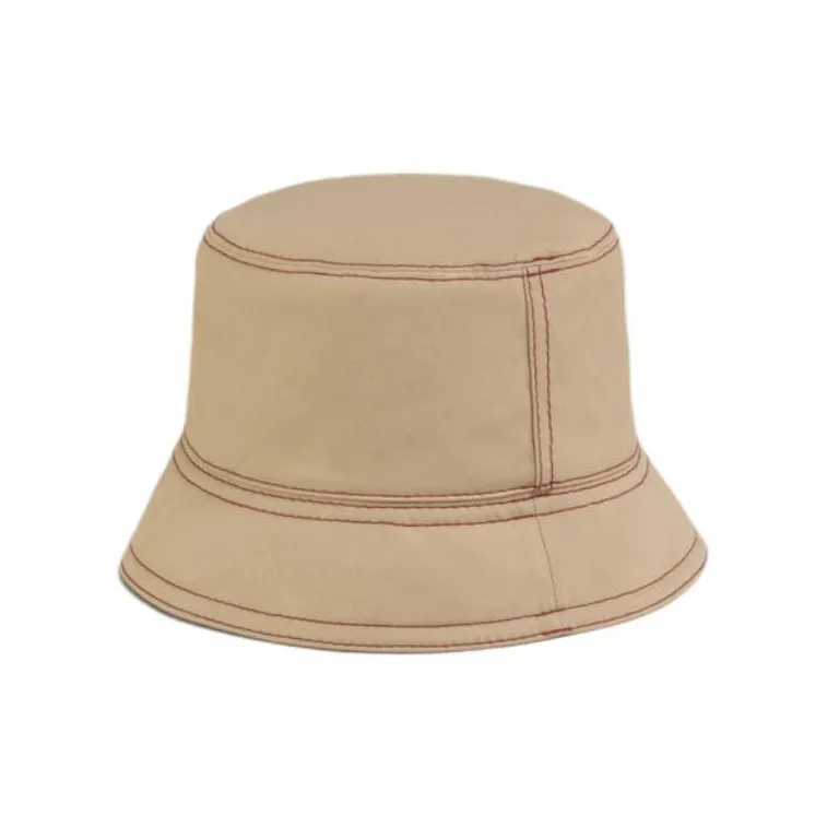 MARNI Linen, Cotton, Polyamide Blend Baseball Caps Women's Brown-1