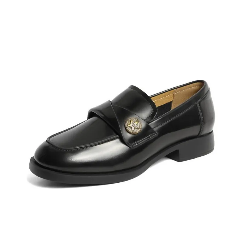 BELLE Loafers 2.5cm Women's Brown, Black-7