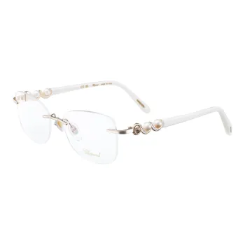 CHOPARD Plate And Metal Square Eyeglass Frames Women's