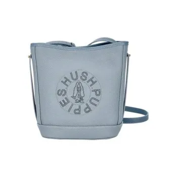 Hush Puppies Litchi Grain Cow Leather Bucket Bag, Shoulder Bag Women's