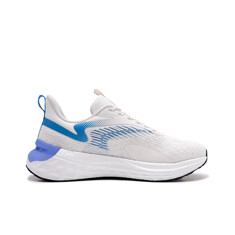 SAIQI Low Top Running Shoes Men's Pearl White-1