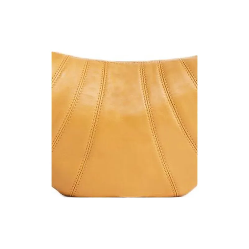 Lemaire Soft Leather Croissant Bag, Portable Crossbody Bag, Shoulder Bag Unisex Butter-7