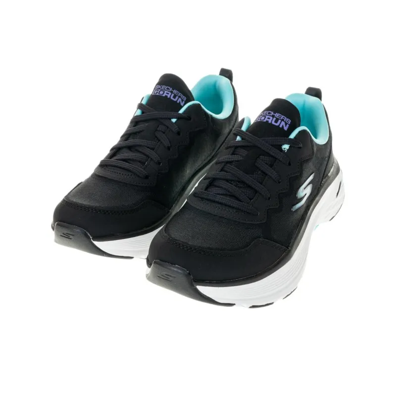 Skechers Go Run Max Cushioning Arch Fit Cushioning Low-Top Running Shoes Women's Black-1