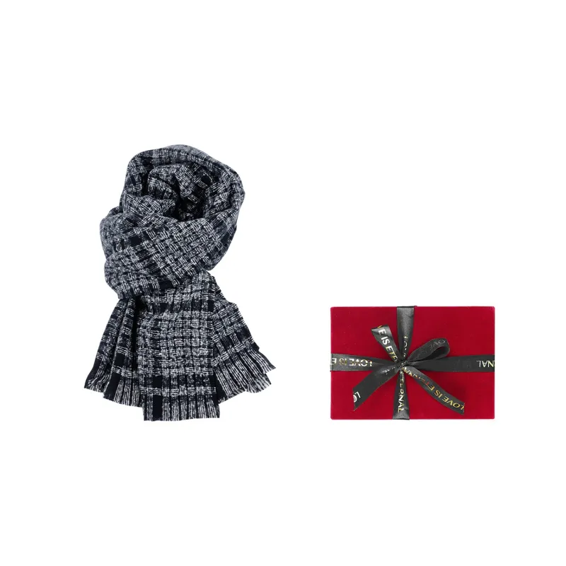 MUSTKOO Knit Scarves Unisex-1