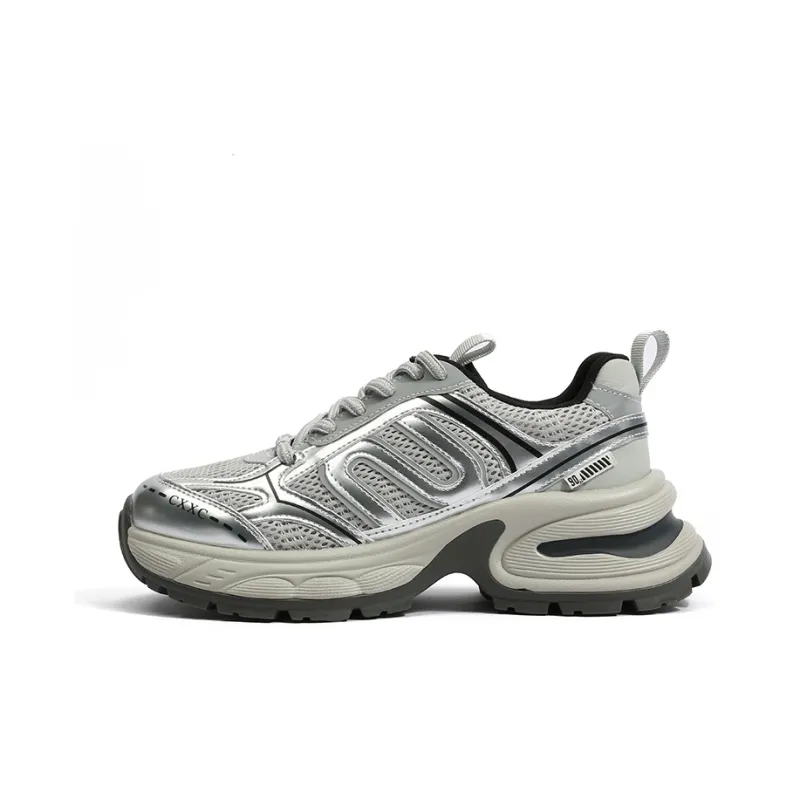 CENTRAL&KITTY Cushioning Lightweight Low-Top Chunky Sneakers Women's-5