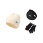 Beige Hats & Caps+Earmuff+Gloves