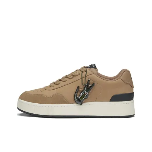 LACOSTE Skateboard Shoes Men Low-Top Brown