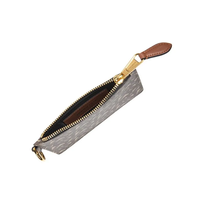 Burberry Canvas Cotton Coin Purse Men's Mule Brown-4