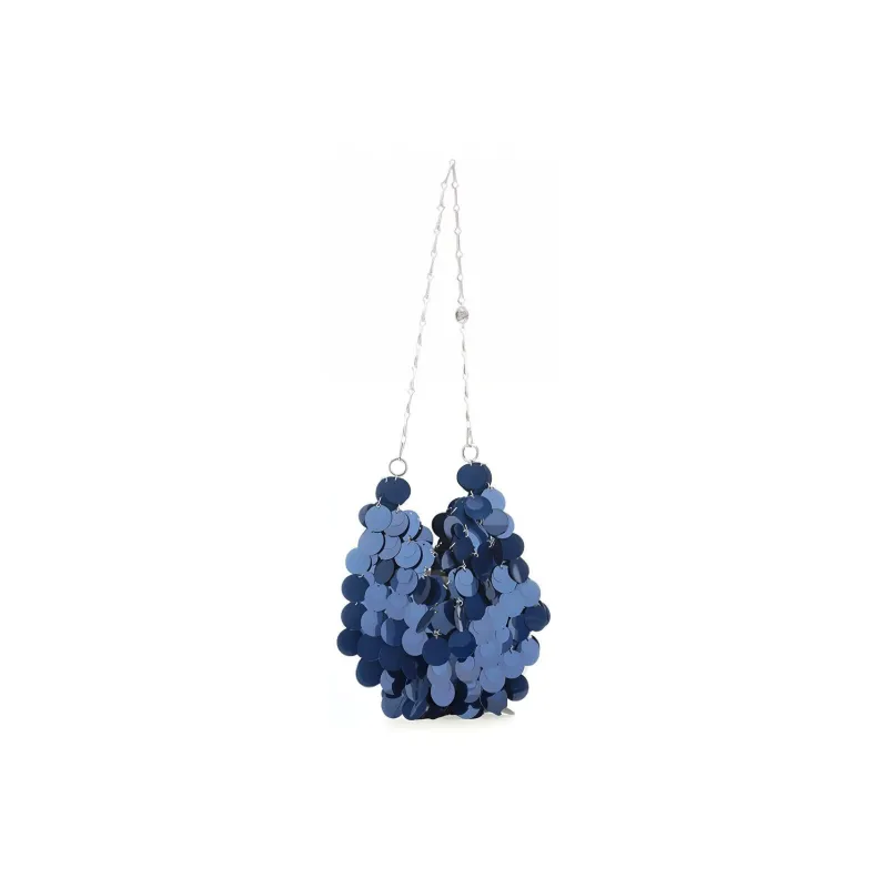 Paco Rabanne Polyester Portable Crossbody Bag Shoulder Bag Women's Blue-0