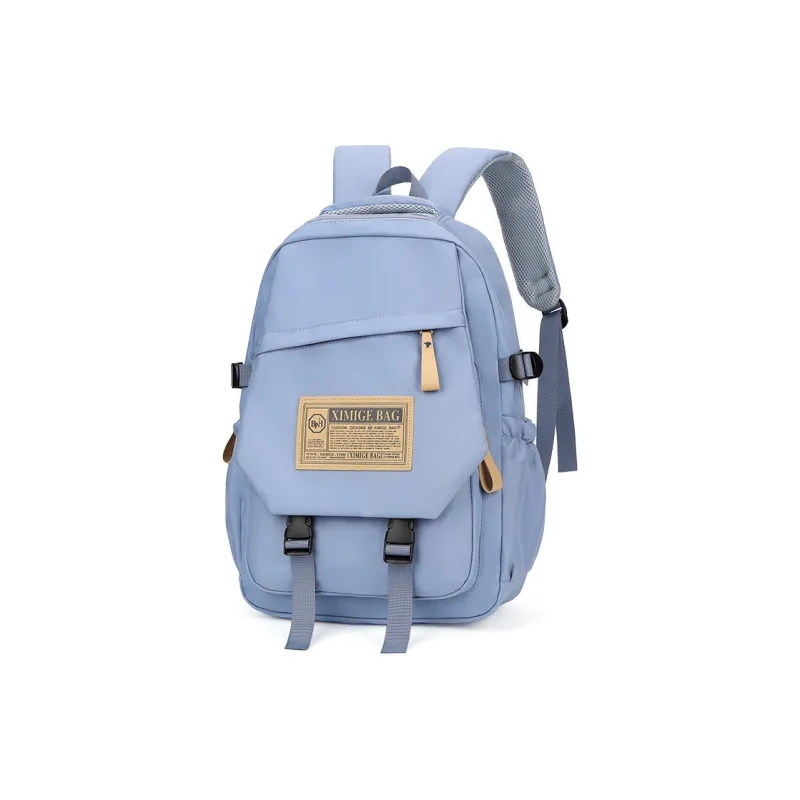 BALANG Nylon Fabric Backpack Regular Unisex Black/Khaki/Red/Blue-2