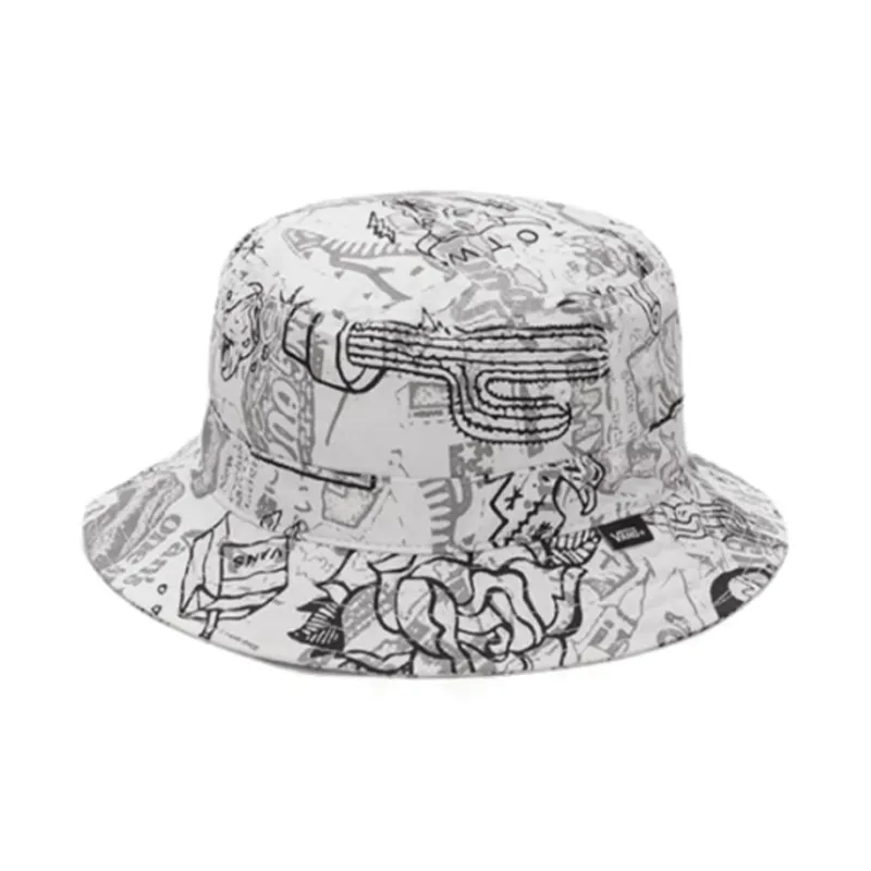 Vans Canvas Bucket Hats Unisex White-0