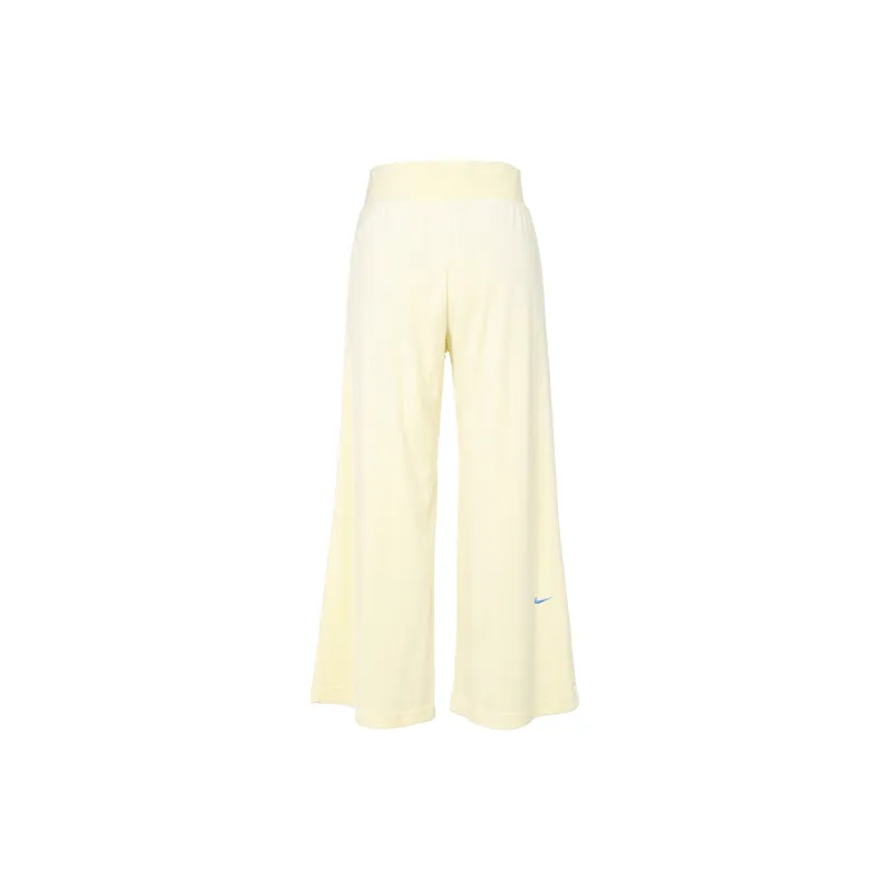 Nike Women'ss Letter Print Straight Leg Pants 'Light Khaki'-2