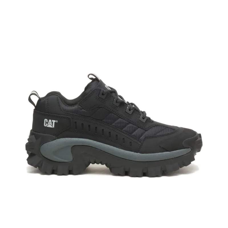 CAT Intruder Supercharged Cushioning Wear-Resistant Low-Top Casual Shoes Unisex Black Green-1