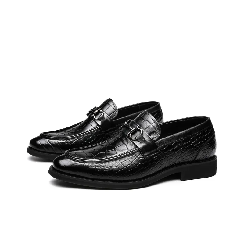 FAPAI Men's Casual Shoes Men Low Top Black-2