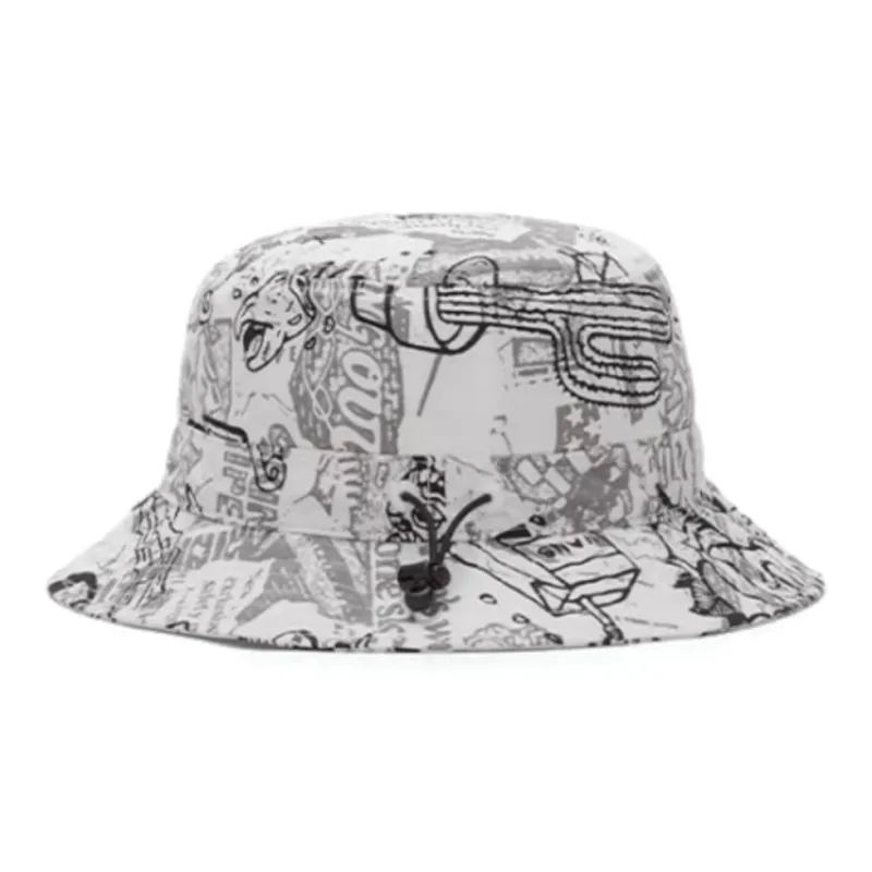 Vans Canvas Bucket Hats Unisex White-1