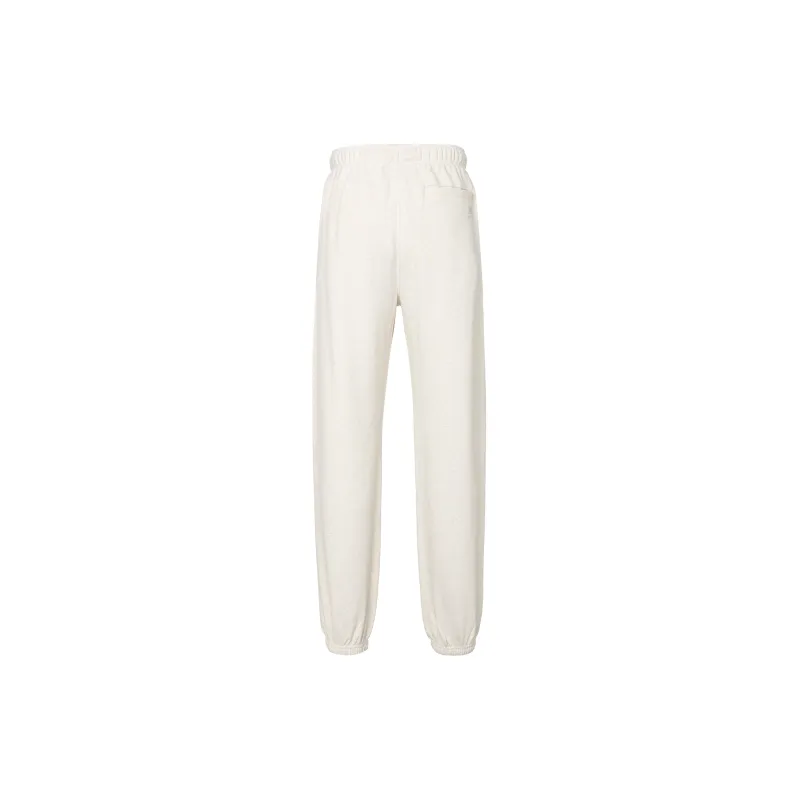 New Balance Sports Long Pants Knitted Sweatpants Women's White-2