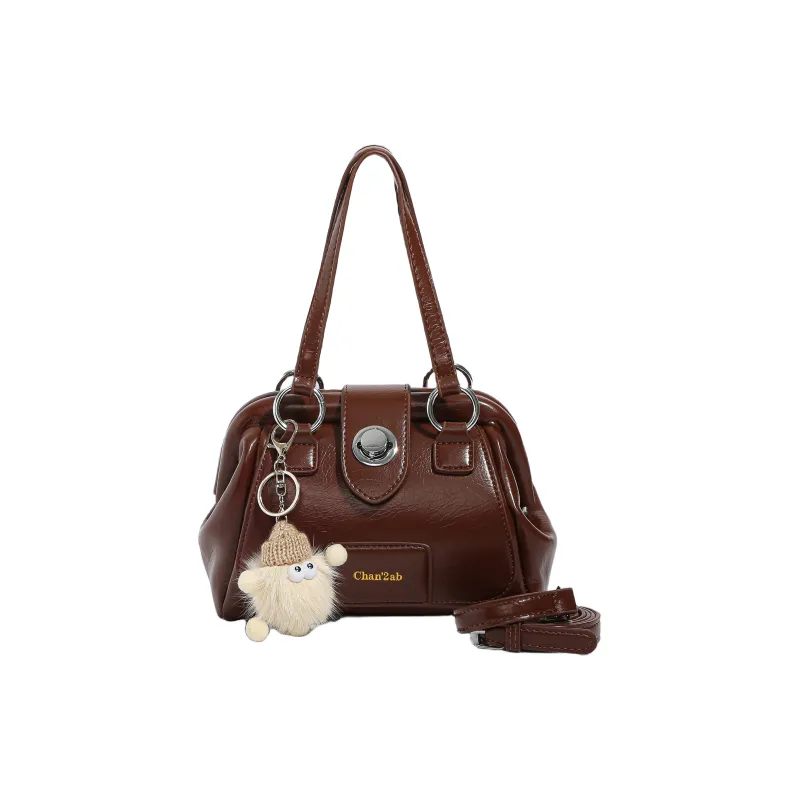 SUPERCUTE PU Doctor Bag Crossbody Bag Handbag Regular Women's White/Black/Coffee/Brown-14
