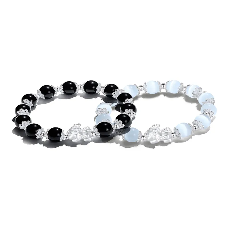 Shiban Artificial Crystal Bracelets Unisex-1