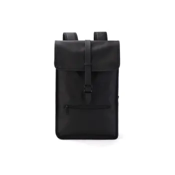 TINYAT Matte Leather Backpack Unisex Black/White/Coffee